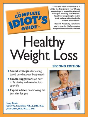 cover image of The Complete Idiot's Guide to Healthy Weight Loss, 2e